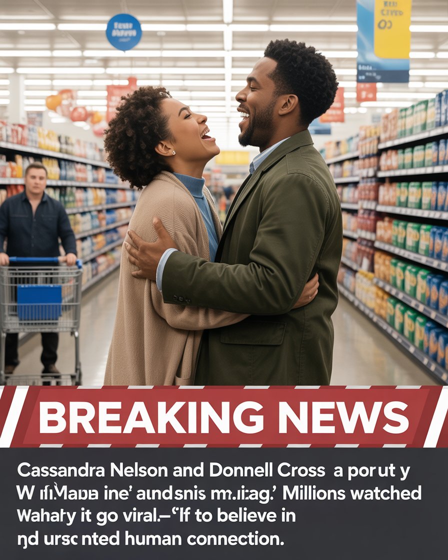 Cassandra Nelson and Donnell Cross turn a Walmart aisle into magic.